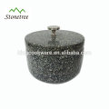 Handmade Natural Stone Herb And Salt Bowl